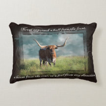 Western Longhorn Cowboy Wisdom