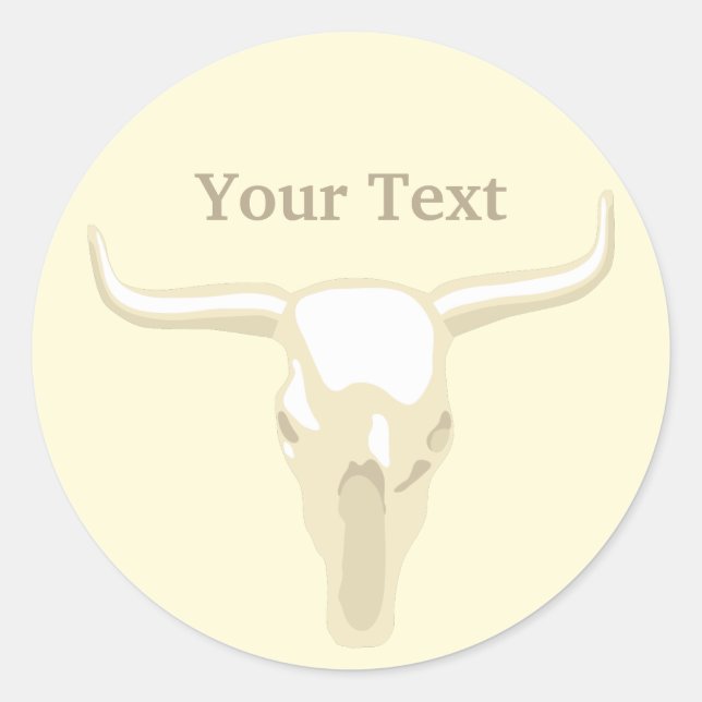 Western Longhorn Sticker (Front)