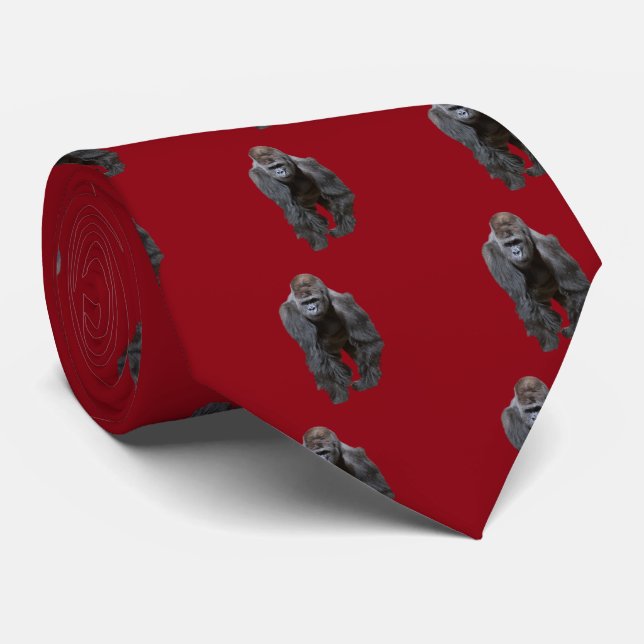 Western Lowland Gorilla Tie (Rolled)