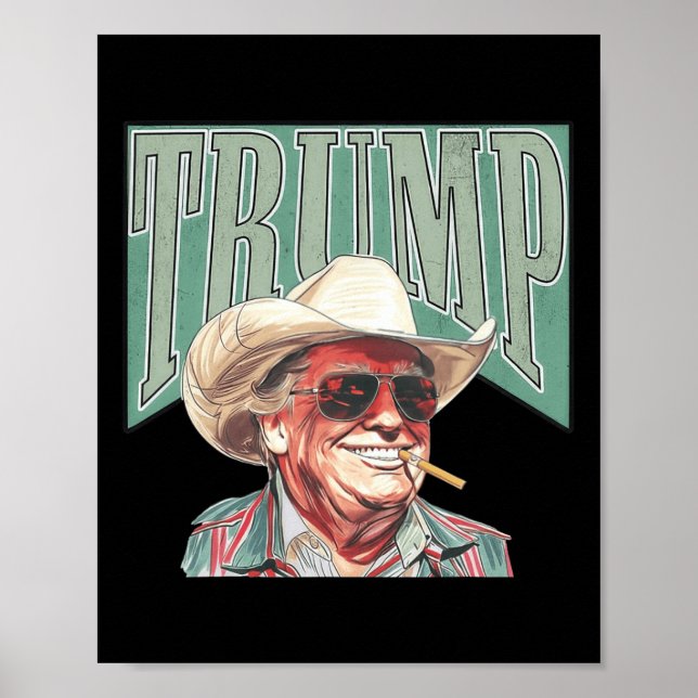 Western Make America Great Trump Daddy  Poster (Front)