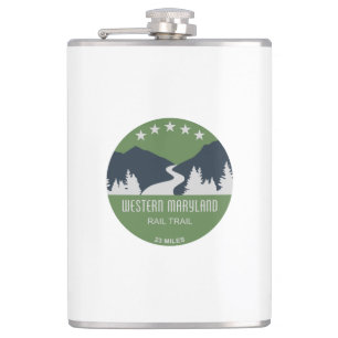 Western Maryland Rail Trail Hip Flask
