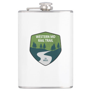 Western Maryland Rail Trail Hip Flask