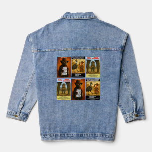 Western Movie Poster Parody Denim Jacket