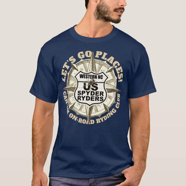 Western NC Chapter - Let's Go Places! T-Shirt (Front)