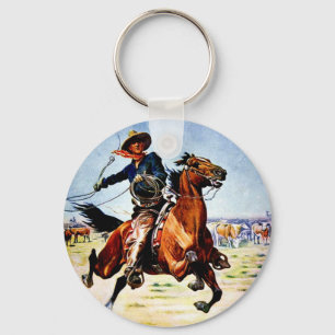 Western Nostalgia Key Ring