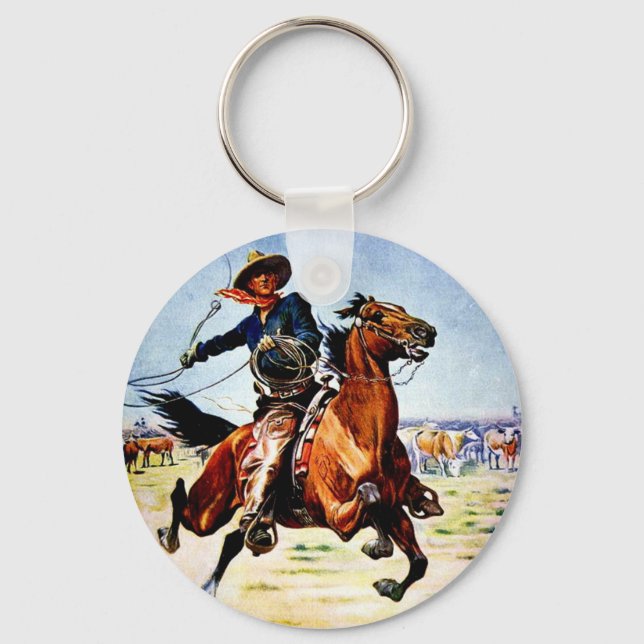 Western Nostalgia Key Ring (Front)