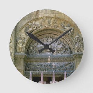 Western opening tympanum depicting the Marriage at Round Clock