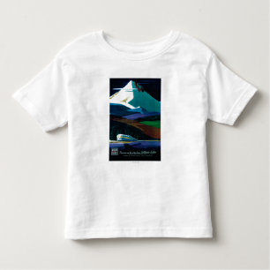 Western Pacific California Zephyr Vintage Poster Toddler T-Shirt