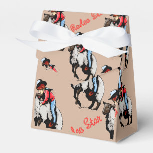 Western Party Favour Box Rodeo Mutton Busting