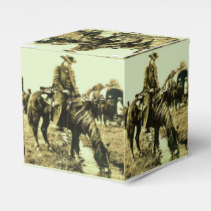 Western Party Favour Or Gift Box Old West
