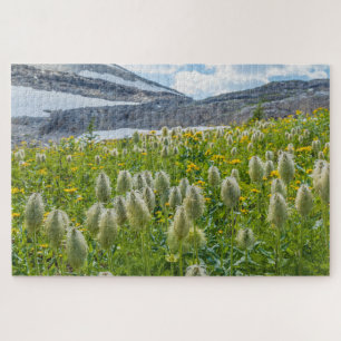 Western Pasqueflower   East Kootenay Mountains Jigsaw Puzzle
