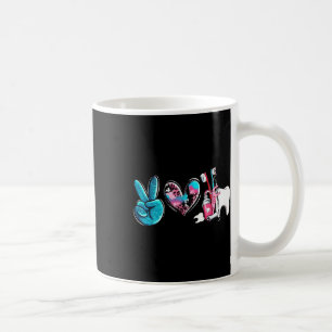 Western Peace Love Dentist Dental Hygienist Orthod Coffee Mug