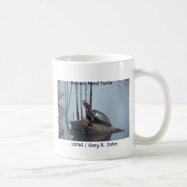 Western Pond Turtle Coffee Mug (Right)