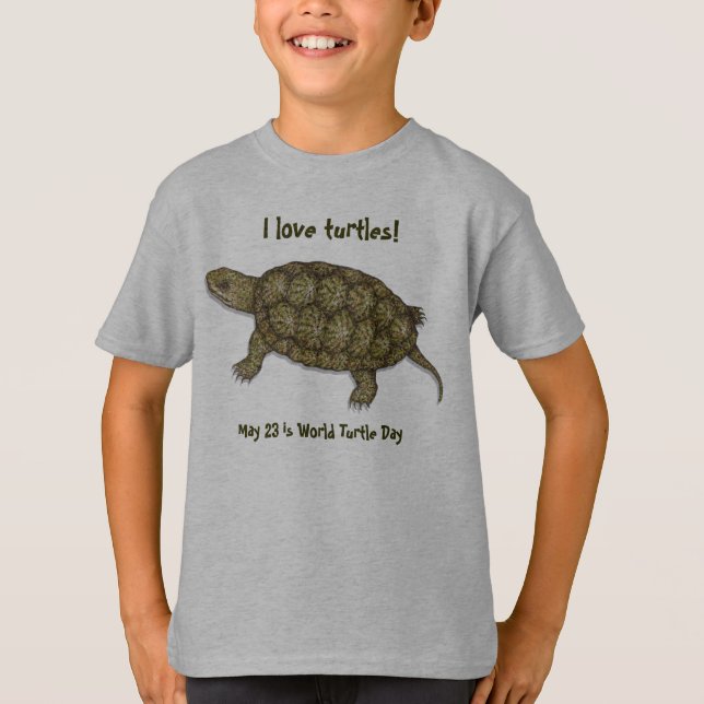Western Pond Turtle T-Shirt (Front)