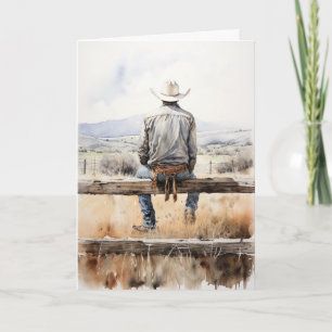 Western Prairie Timeless Love and Memories Card