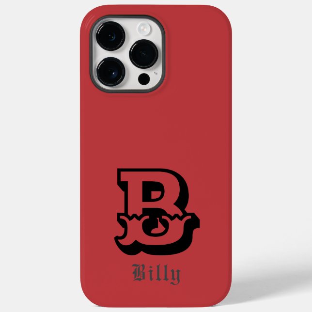 Western pride Personalised Monogram Case-Mate iPhone Case (Back)