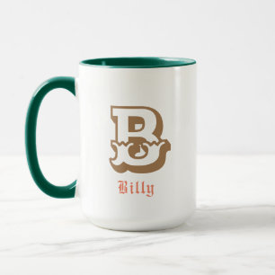 Western pride Personalised Monogram Two-Tone Coff Mug