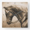 Western Ranch Horse Old Photo Sepia