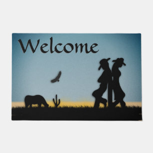 Western Range Dusk Doormat