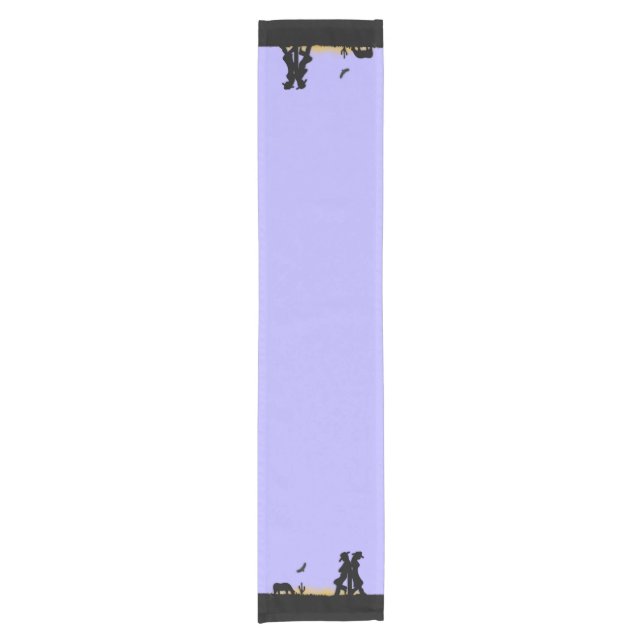 Western Range Dusk Short Table Runner (Front)