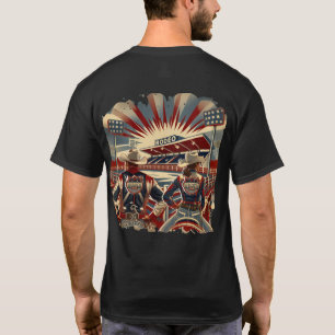 Western Rodeo Arena Cowboy Cowgirl Rodeo Team T-Shirt