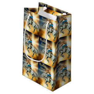 Western Rodeo Bronc Rider Gift Bag