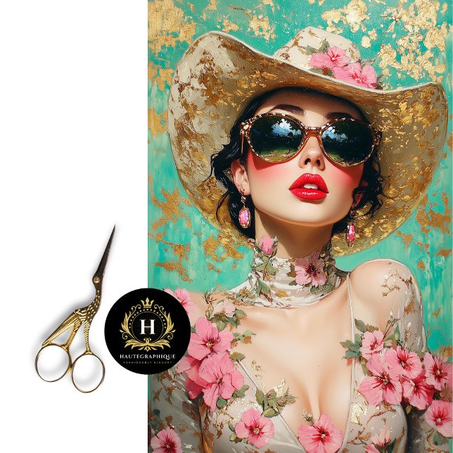 Western Rodeo Chic Decoupage Tissue Paper (Creator Uploaded)