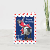 Western Rodeo Cowboy Cowgirl Mutton Busting Birthd