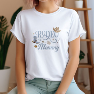Western Rodeo Mummy Blue Birthday T-Shirt