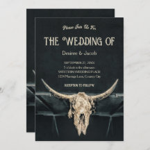 Western Rustic Beige Grey Country Bull Skull