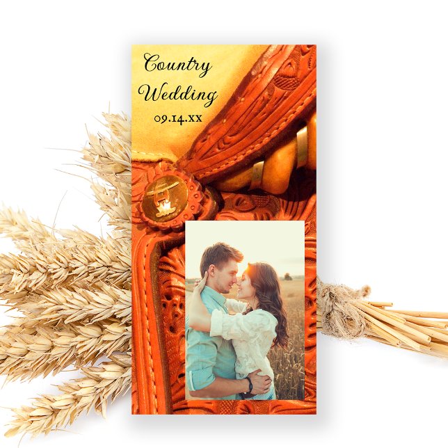 Western Saddle Country Wedding Save the Date (Creator Uploaded)