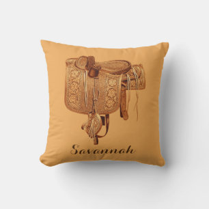 Western,Saddle,Cowgirl, Horse Riding, Mother's Day Cushion