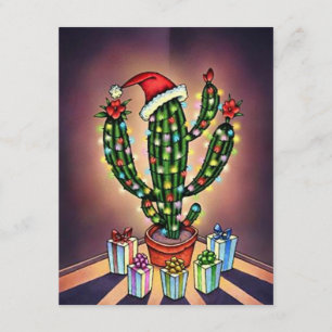 WESTERN SAGUARO CHRISTMAS TREE PARTY INVITATION