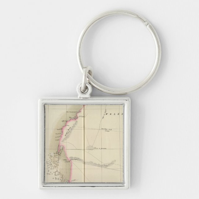 Western Sahara, Africa 12 Key Ring (Front)