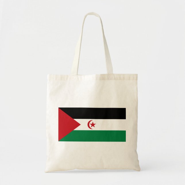Western Sahara Flag Tote Bag (Front)