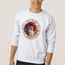 Western Santa Yee Haw It's Christmas