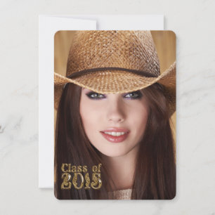 Western Script Class of 2015 Graduation Invitation