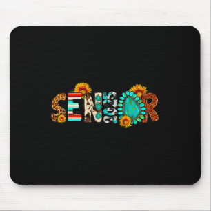 Western Senior 2025 Cowhide Graduation Cl Of 2025 Mouse Pad