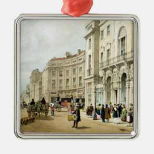 Western side of John Nash's extended Regent Circus Metal Ornament