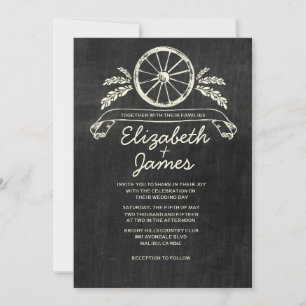 Western Slate Wedding Invitations