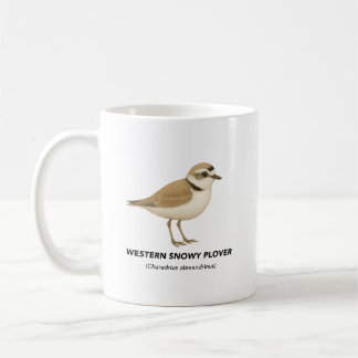 Western Snowy Plover - Birds of California Coffee Mug