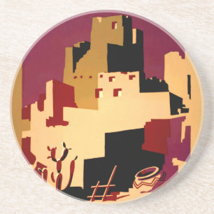 Western Southwest Pueblo WPA National Coaster