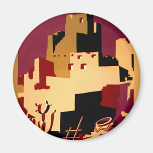 Western Southwest Pueblo WPA National Magnet