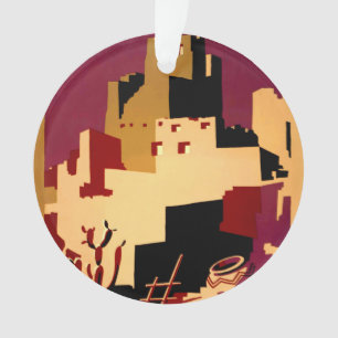 Western Southwest Pueblo WPA National Ornament