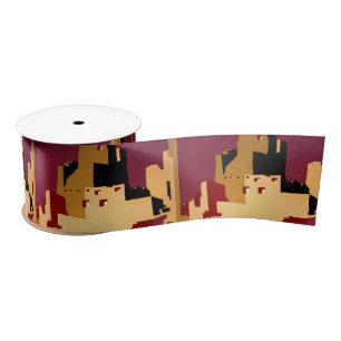 Western Southwest Pueblo WPA National Satin Ribbon