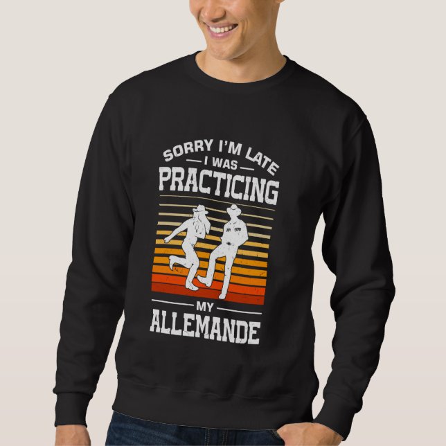 Western Square Dancing Design for a Square Dancer Sweatshirt (Front)