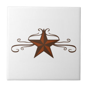 WESTERN STAR SCROLL TILE