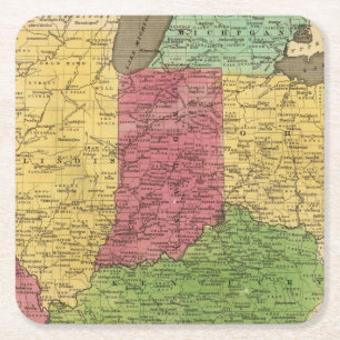 Western States 2 Square Paper Coaster