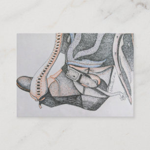 Western style business cards, Western print cards