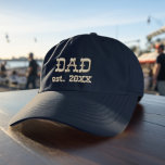 Western Style Dad Established Embroidered Hat<br><div class="desc">Simple and modern with a western flair, this embroidered hat says it all. The man who wears this is proud to be a father! This would make a great gift for Father's Day or Dad's Birthday. Simply Change the 'established' date and place your order. Easy! You can also change the...</div>